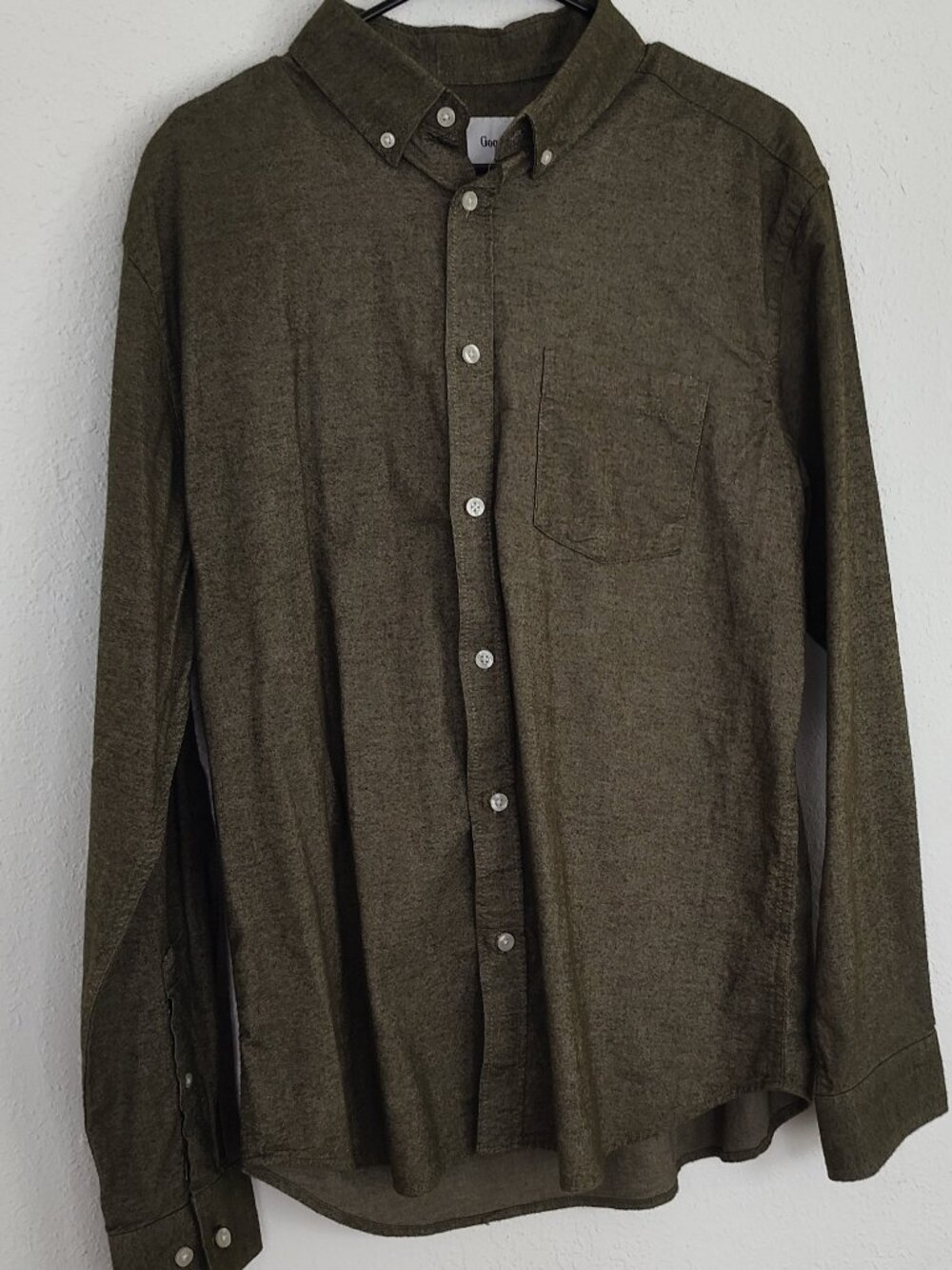 Goodfellow & Co. Button-Up Oxford, L/S Men’s Shirt, L